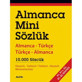 Almanca Mini Sözlük (Almanca-Türkçe Türkçe-Almanca 10.000 Sözcük) Suat Koyuncu