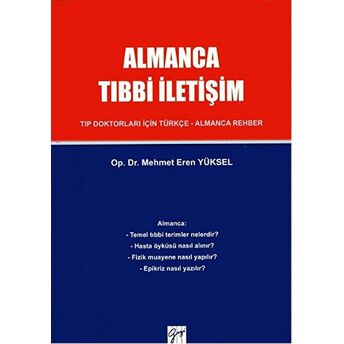 Almanca Tıbbi Iletişim Mehmet Eren Yüksel