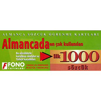 Almancada Ilk 1000 Sözcük Kartları Kolektif