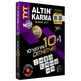 Altın Karma 2022 Tyt 10 Farklı Yayın 10 Farklı Deneme