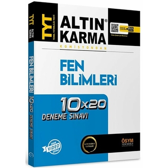 Altın Karma 2022 Tyt Fen Bilimleri Tamamı Video Çözümlü 10X20 Deneme Komisyon