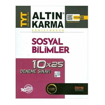 Altın Karma 2023 Tyt Sosyal Bilimler 10 X 25 Deneme