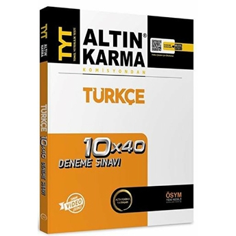 Altın Karma 2023 Tyt Türkçe 10 X 40 Branş Deneme Komisyon