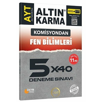 Altın Karma Ayt Fen Bilimleri 5X40 Deneme Sınavı