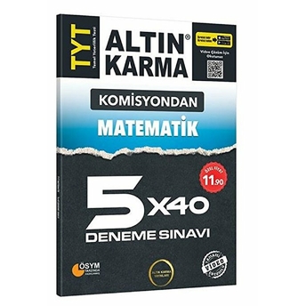 Altın Karma Komisyondan Tyt Matematik 5X40 Deneme Sınavı (Yeni) Kolektif