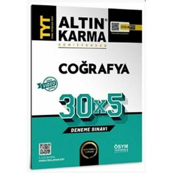 Altın Karma Tyt Coğrafya 30 X 5 Deneme