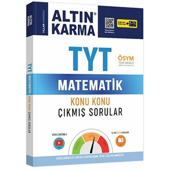 Altın Karma Tyt Matematik Konu Konu Çıkmış Sorular (Yeni) Kolektif