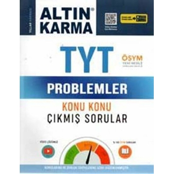 Altın Karma Tyt Problemler Konu Konu Çıkmış Sorular (Yeni) Kolektif