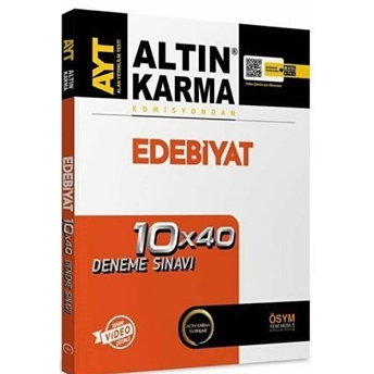 Altın Karma Yayınları 2020 Ayt Türk Dili Ve Edebiyatı - Sosyal Bilimler Deneme