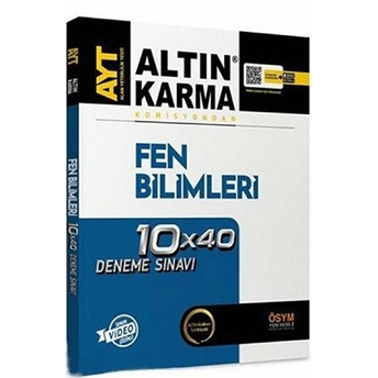 Altın Karma Yayınları Ayt Fen Bilimleri Branş Deneme