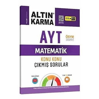 Altın Karma Yayınları Ayt  Matematik  Konu Konu Çıkmış Sorular