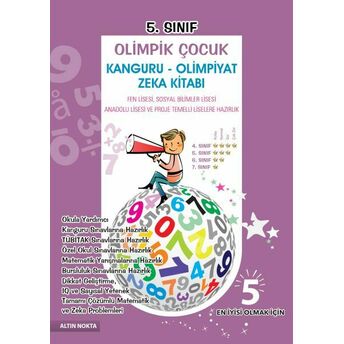 Altın Nokta 5. Sınıf Olimpik Çocuk Kanguru-Olimpiyat Zeka Kitabı Kolektif