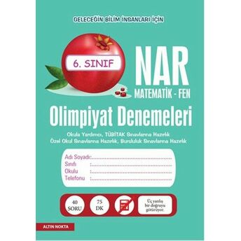 Altın Nokta 6. Sınıf Nar Olimpiyat Denemeleri Kolektif