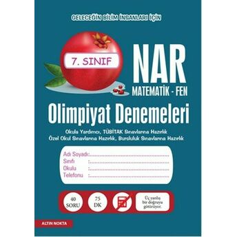 Altın Nokta 7. Sınıf Nar Olimpiyat Denemeleri Kolektif