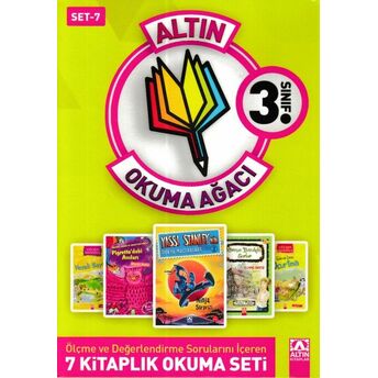 Altın Okuma Ağacı - 3. Sınıf Set 7 (Açık Yeşil Kapak) Komisyon