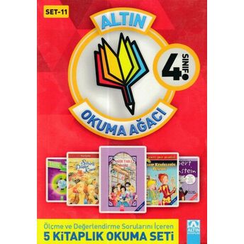 Altın Okuma Ağacı - 4. Sınıf Set 11 (Kırmızı Kapak) Komisyon