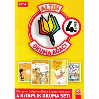 Altın Okuma Ağacı - 4. Sınıf Set 8 (Sarı Kapak) Komisyon