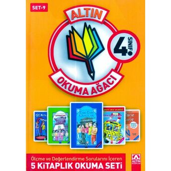 Altın Okuma Ağacı - 4. Sınıf Set 9 (Koyu Sarı Kapak) Komisyon