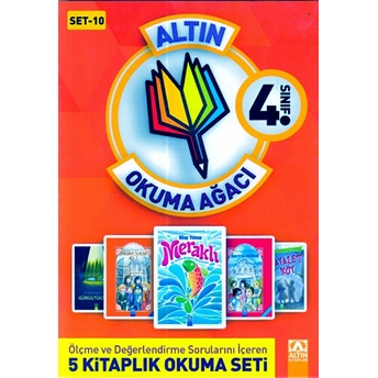 Altın Okuma Ağacı - 4. Sınıf Set 9 (Koyu Sarı Kapak) Komisyon