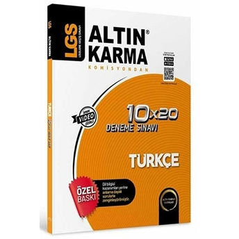 Altınkarma Lgs 8. Sınıftürkçe 10X20 Branş Deneme Kolektif