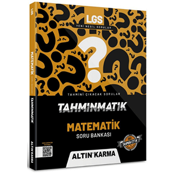 Altınkarma Tahminmatik Lgs 8. Sınıf Matematik Soru Bankası Kolektif