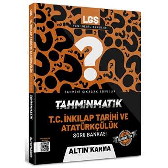 Altınkarma Tahminmatik Lgs 8. Sınıf T.c. Inkilap Tarihi Ve Atatürkçülük Soru Bankası Kolektif