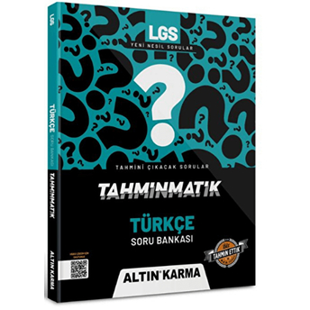 Altınkarma Tahminmatik Lgs 8. Sınıf Türkçe Soru Bankası Kolektif