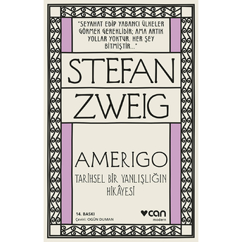 Amerigo - Tarihi Bir Yanlışlığın Hikayesi Stefan Zweig