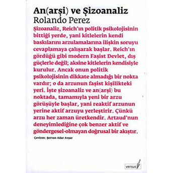 An(Arşi) Ve Şizoanaliz Rolando Perez