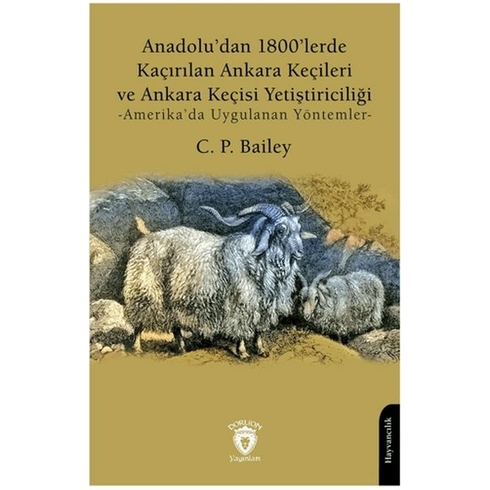 Anadolu’dan 1800’Lerde Kaçırılan Ankara Keçileri Ve Ankara Keçisi Yetiştiriciliği -Amerika’da Uygula C. P. Bailey