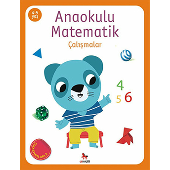 Anaokulu Matematik Çalışmalar 4-5 Yaş Çıkartmalarla Kolektif