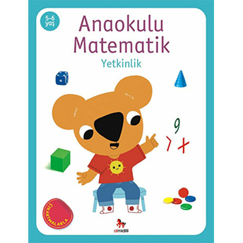 Anaokulu Matematik Yetkinlik 5-6 Yaş Çıkartmalarla Kolektif