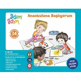 Anaokuluna Başlıyorum - 34. Ay Gelişim Kitabı Kolektıf