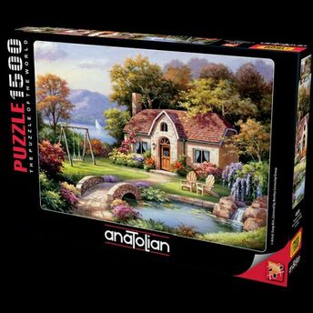 Anatolian 1500 Parça Puzzle 4559 Taş Köprü Konağı