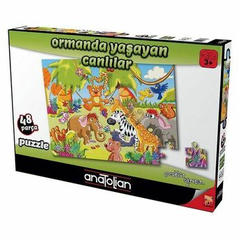 Anatolian 48 Pcs - Ormanda Yaşayan Canlılar