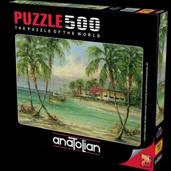 Anatolian 500 Parça Puzzle 3616 Palmiye Manzarası