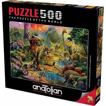 Anatolian Dinozor Krallığı 500 Parça Puzzle (3603)