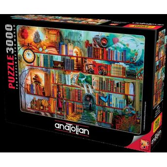 Anatolian Gizemli Kitaplık/ Mystery Writers 3000 Parça Puzzle