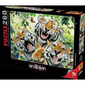 Anatolian Kaplan Selfisi/ Tiger Selfie 260 Parça Puzzle