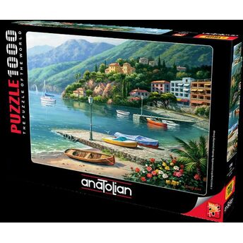 Anatolian Liman / Hillside Harbor Cove 1000 Parça Puzzle