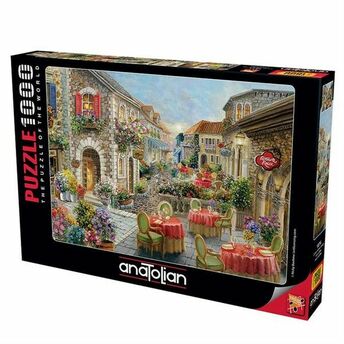 Anatolian Puzzle 1000 Parça Çiçekli Kafeler Sokağı 1074