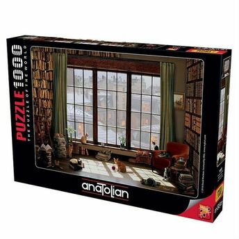 Anatolian -Puzzle 1000 Pencere Kedileri