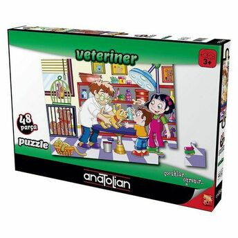 Anatolian Puzzle 48 Parça - Veteriner