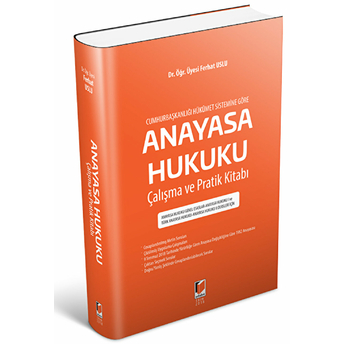 Anayasa Hukuku Çalışma Ve Pratik Kitabı Ferhat Uslu