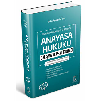 Anayasa Hukuku Çalışma Ve Pratik Kitabı Ferhat Uslu