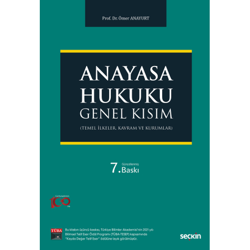 Anayasa Hukuku Genel Kısım Ömer Anayurt