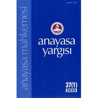 Anayasa Yargısı Dergisi 37 (1) 2020 Komisyon