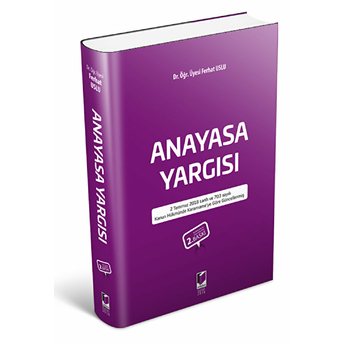 Anayasa Yargısı Ferhat Uslu