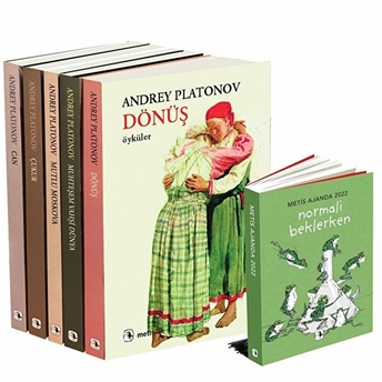 Andrey Platonov Seti 5 Kitap Takım - Metis Ajanda Hediyeli Andrey Platonov