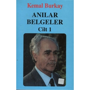 Anılar Belgeler (Cilt 1) Ciltli Kemal Burkay